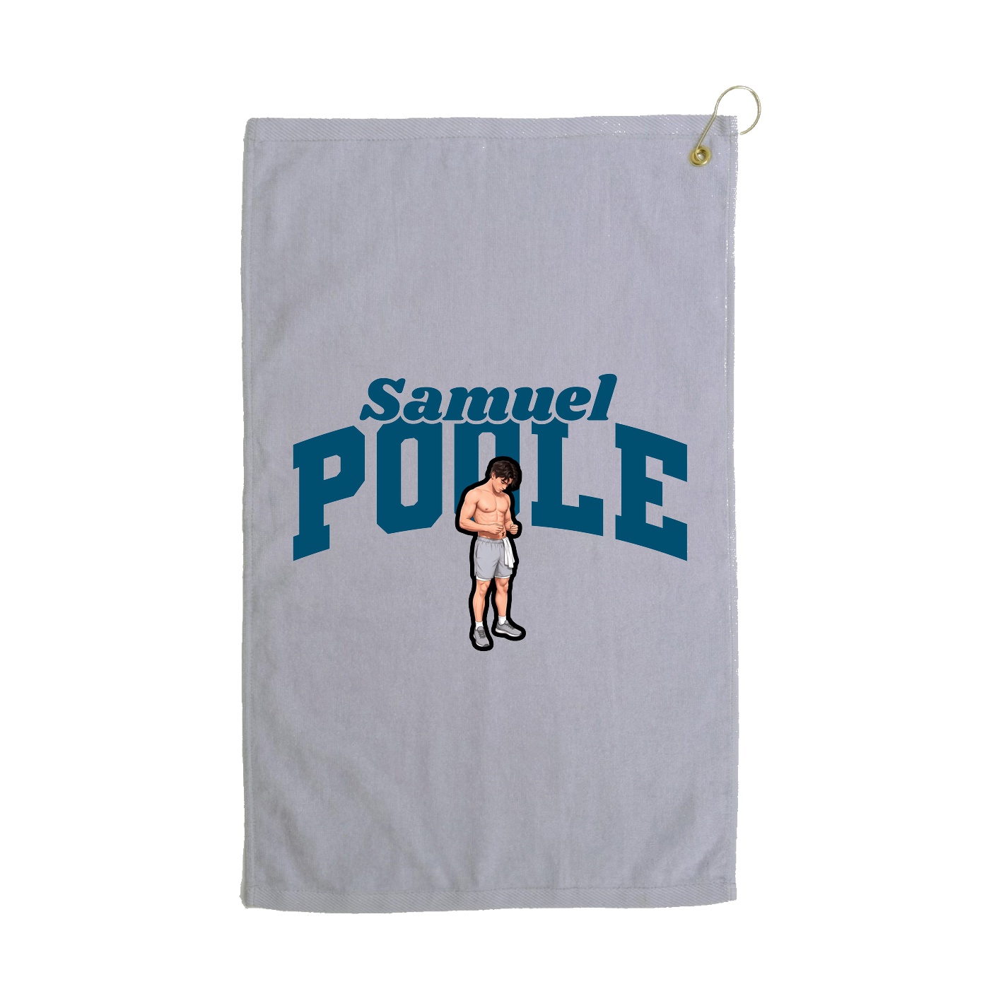 Golf Towel — Signature Arch in Grey