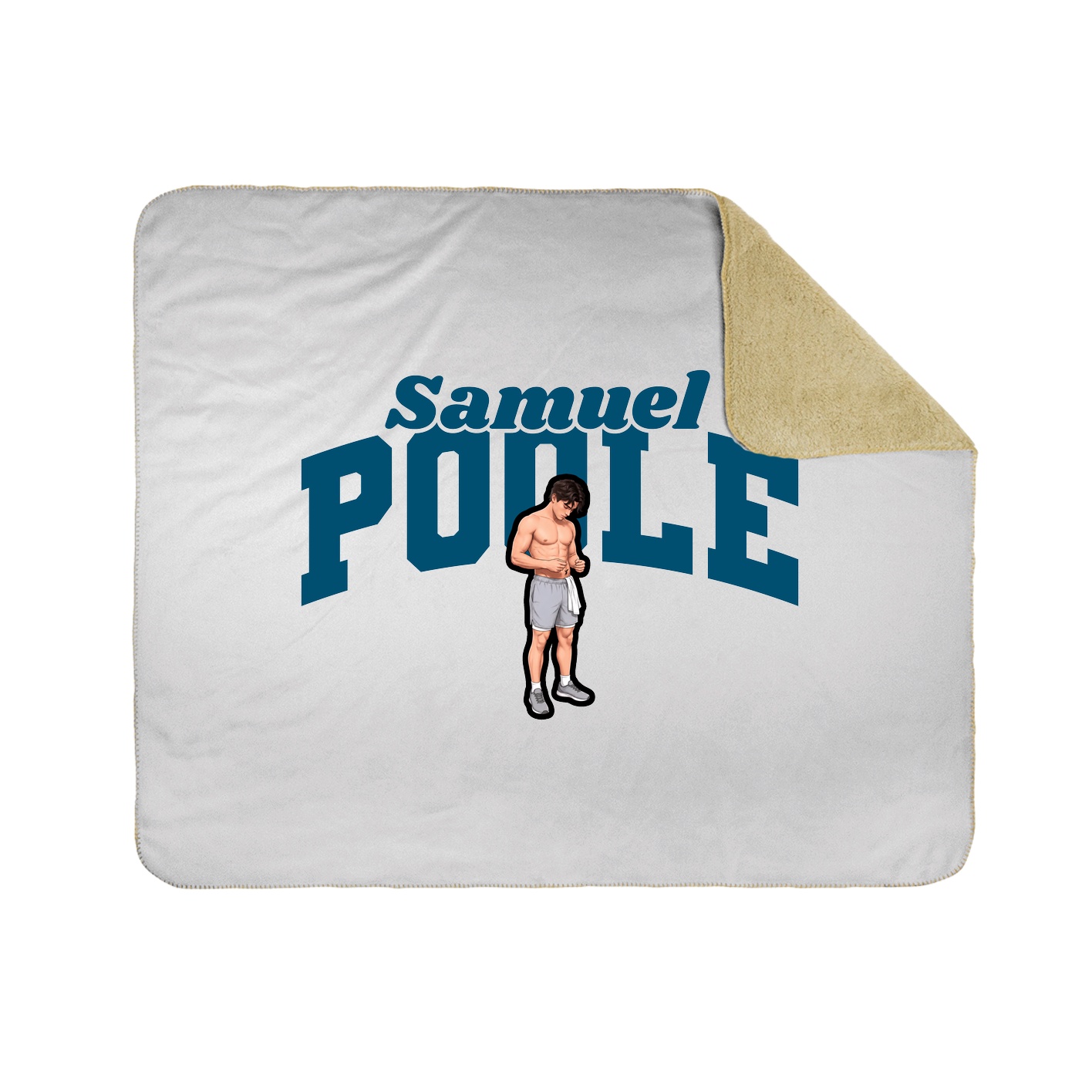 Throw Blanket — Signature Arch in White