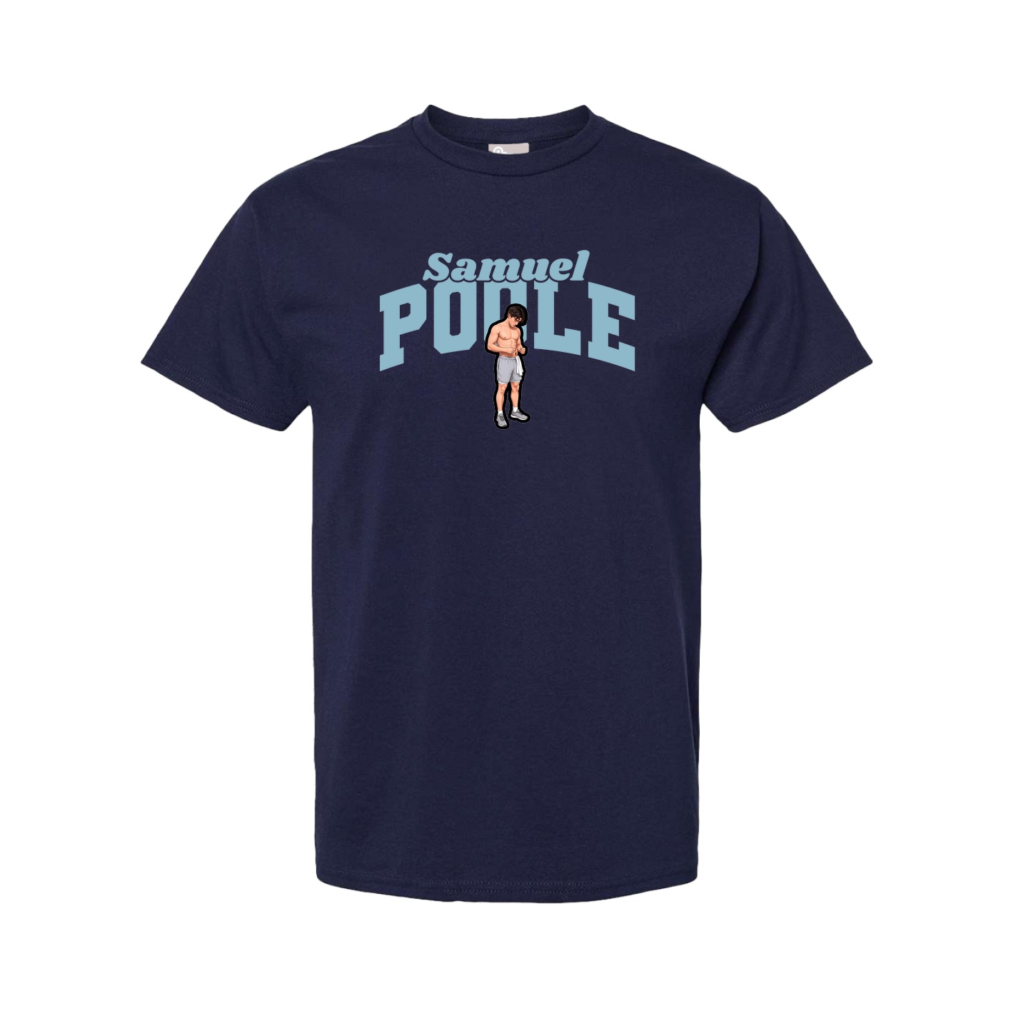 Youth Tee — Signature Arch in Navy
