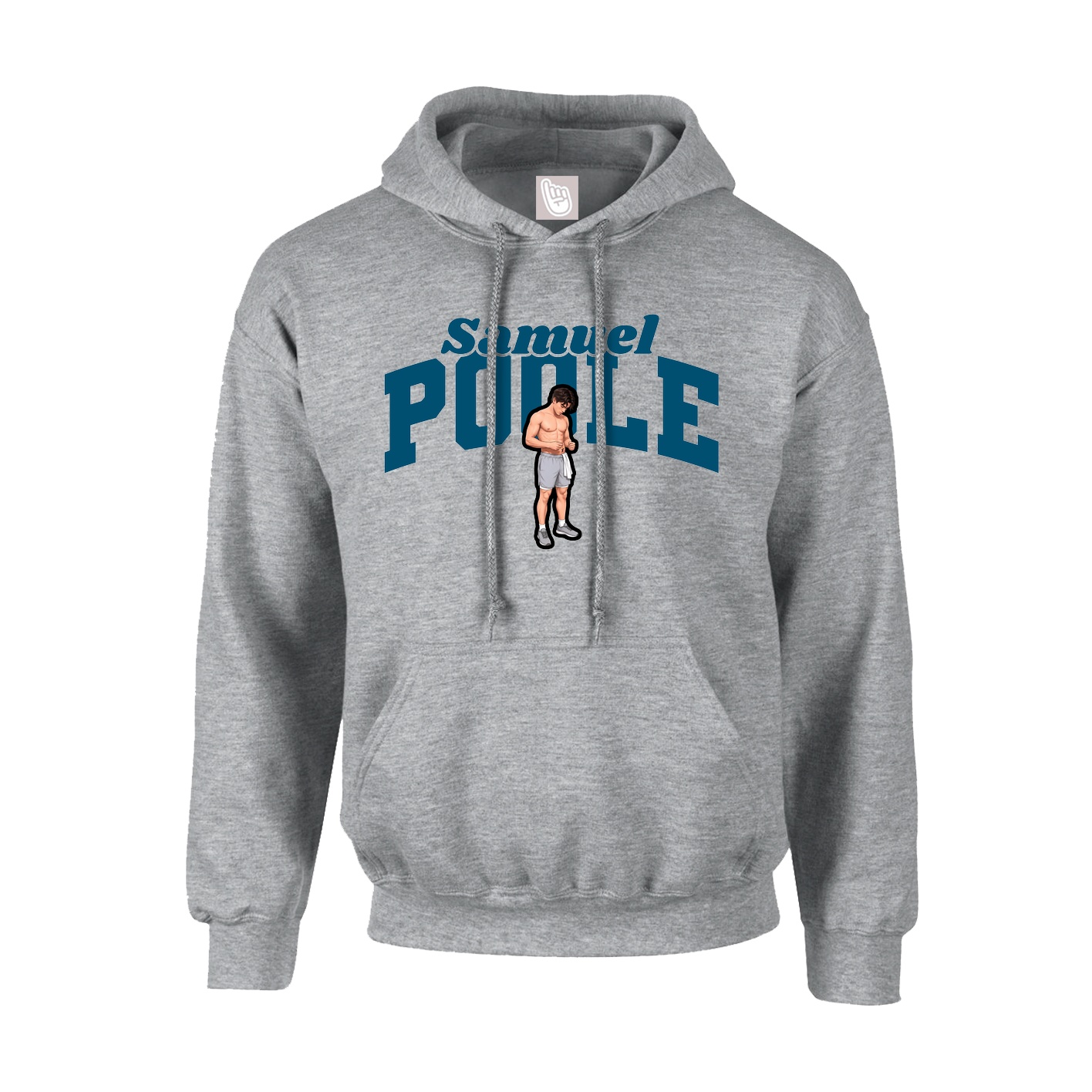 Hoodie — Signature Arch in Grey
