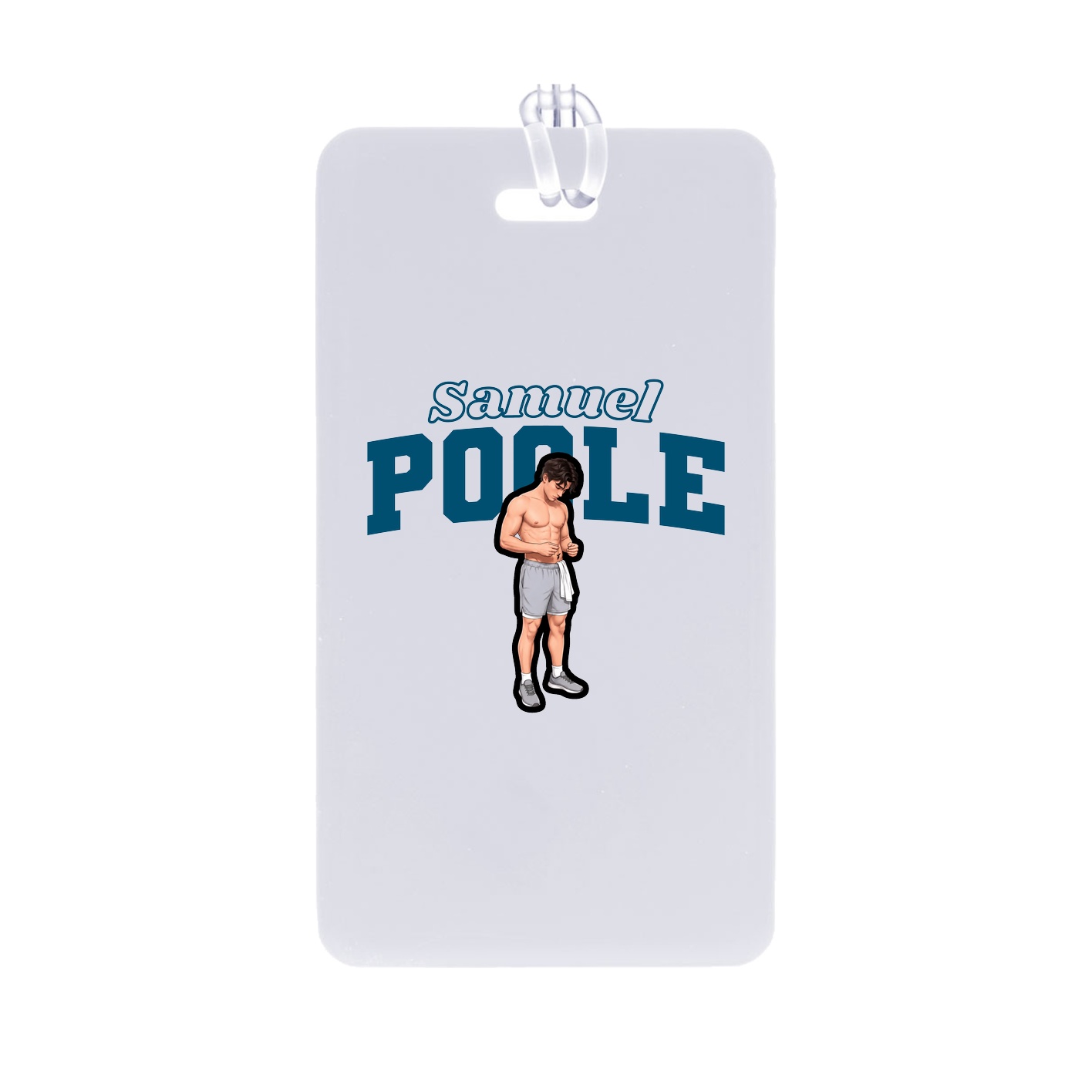 Bag Tag — Name Arch in Classic