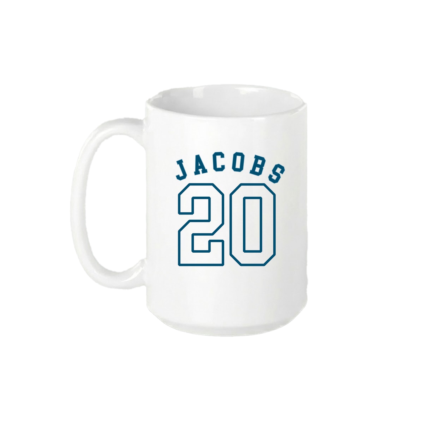 15oz Coffee Mug — Shirsey Arch in White