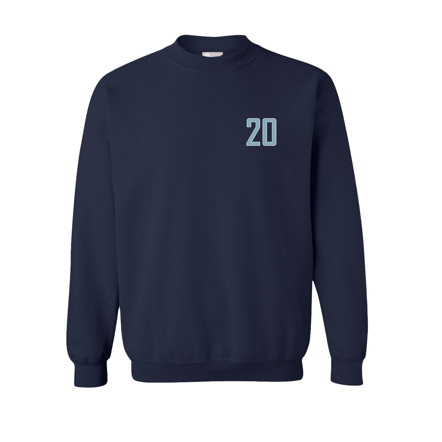 Fleece Crew — Front Shirsy in Navy