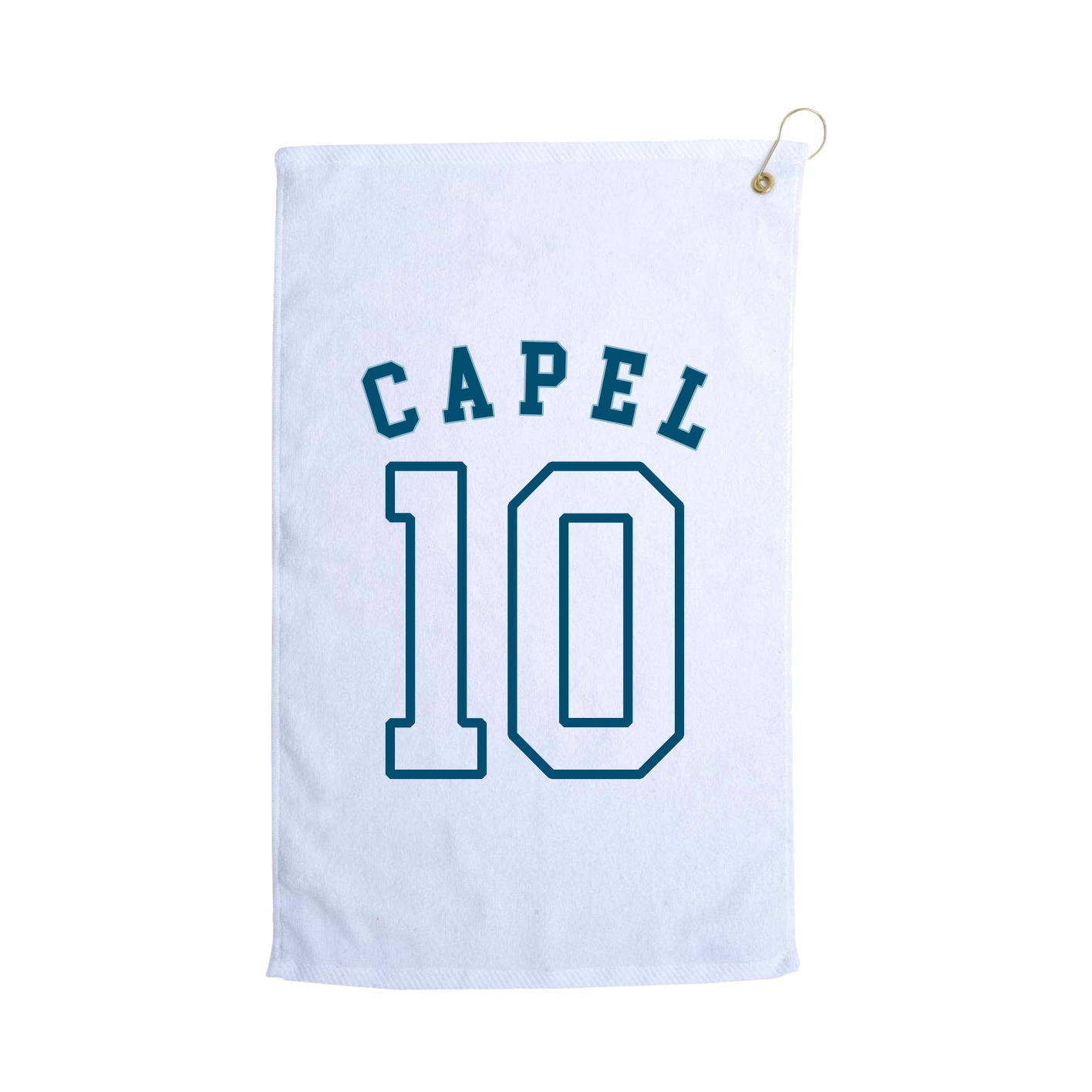 Golf Towel — Shirsey Arch in White