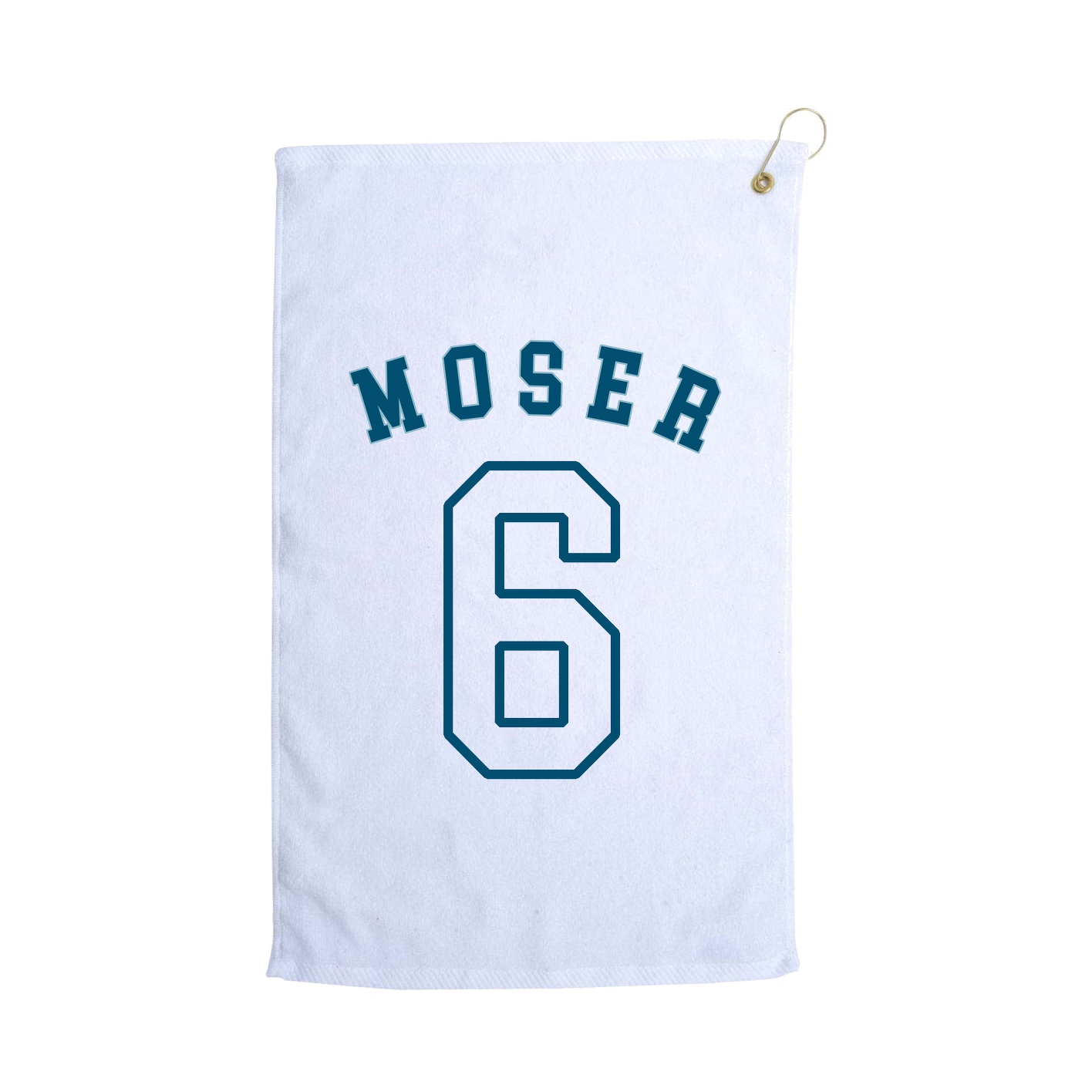 Golf Towel — Shirsey Arch in White