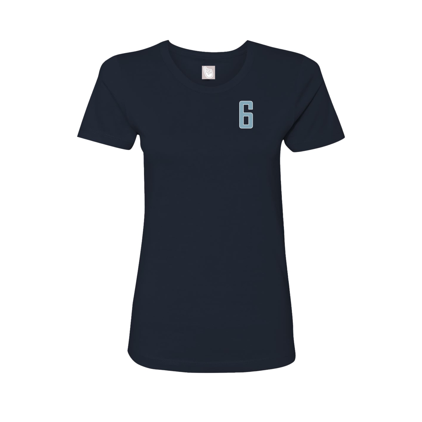 Fitted Women's Tee — Front Shirsy in Navy