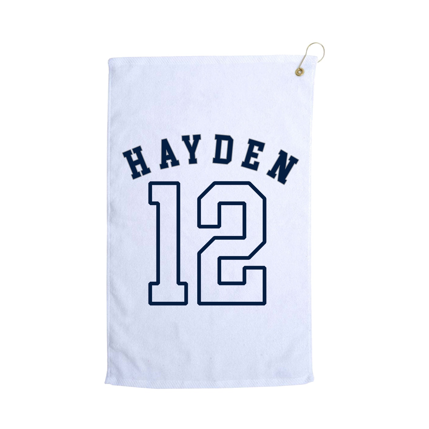 Golf Towel — Shirsey Arch in White