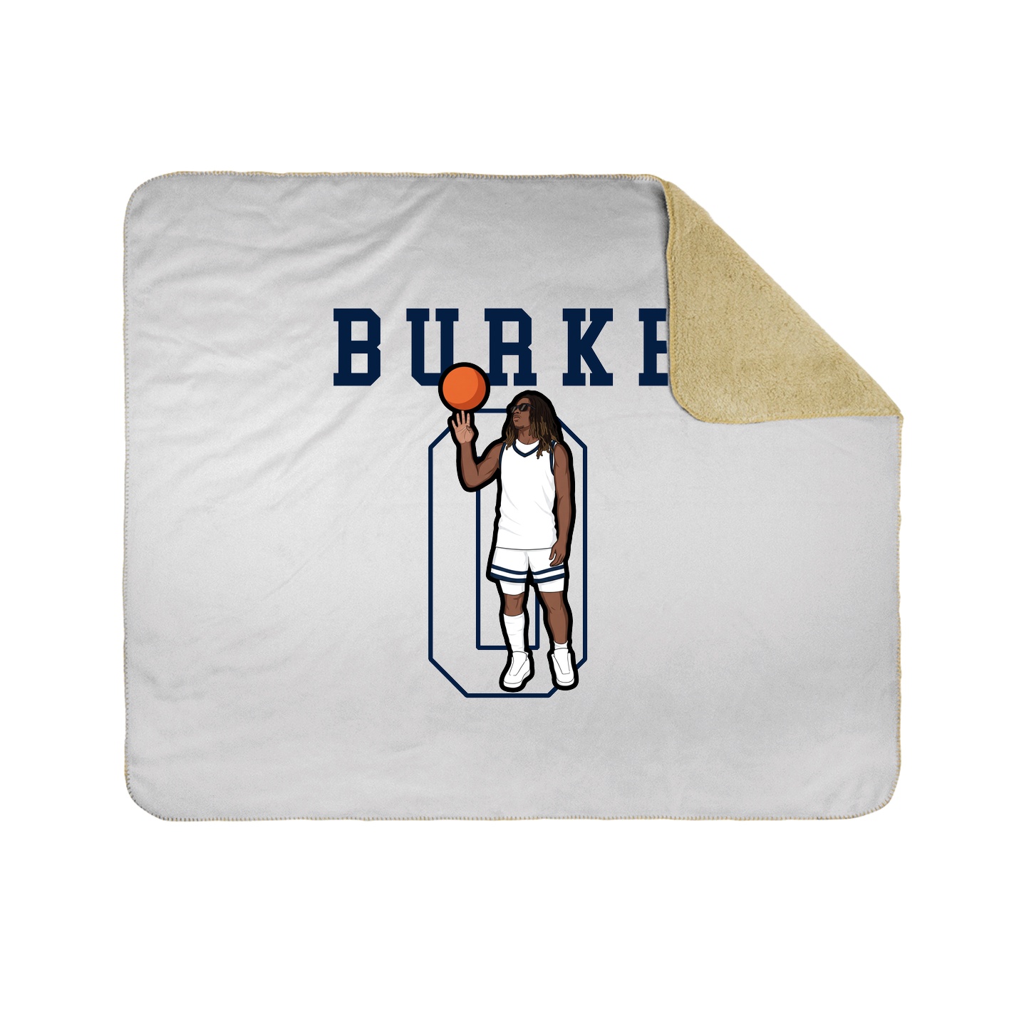 50x60 Sherpa Lined Throw Blanket