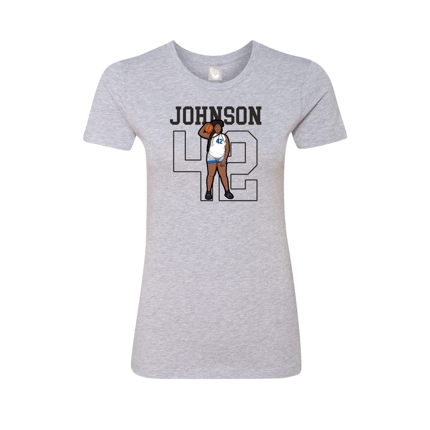 Fitted Women's Tee — Shirsey in Grey