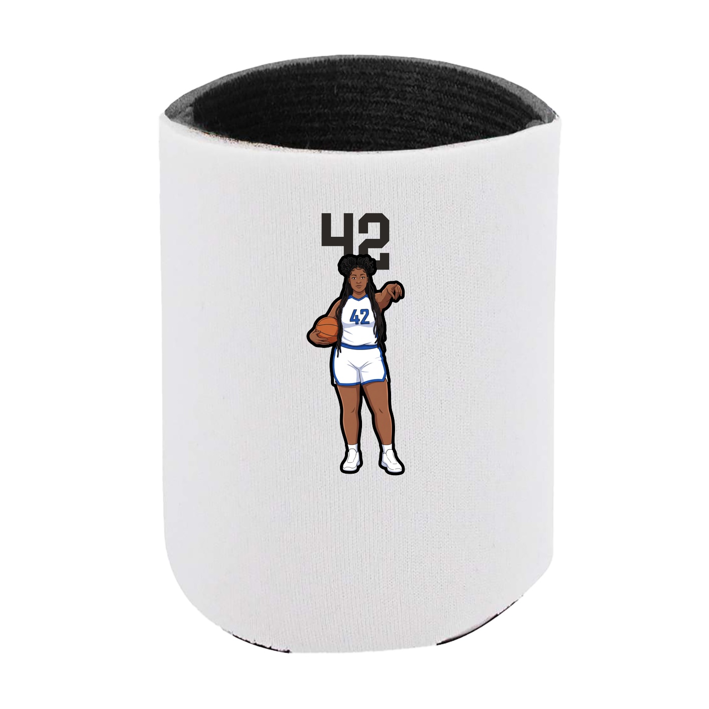 Can Holder — Number Top in White