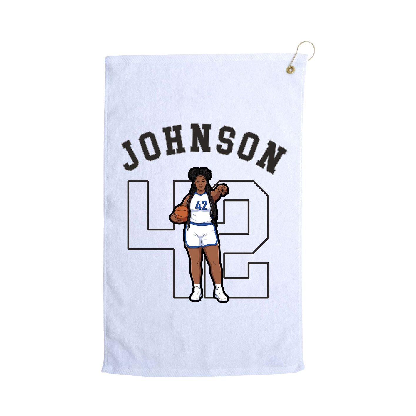 Golf Towel — Shirsey Arch in White