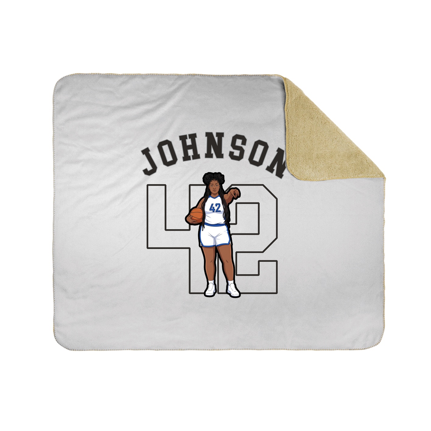 Throw Blanket — Shirsey Arch in White