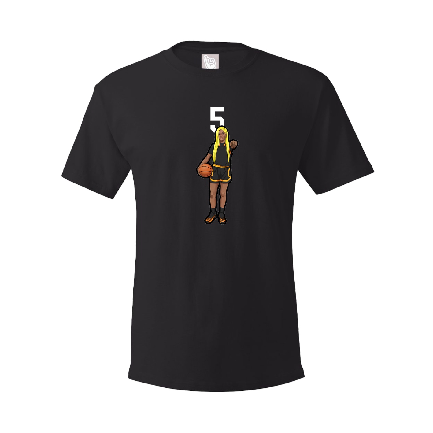 Tee — Number Top in Black