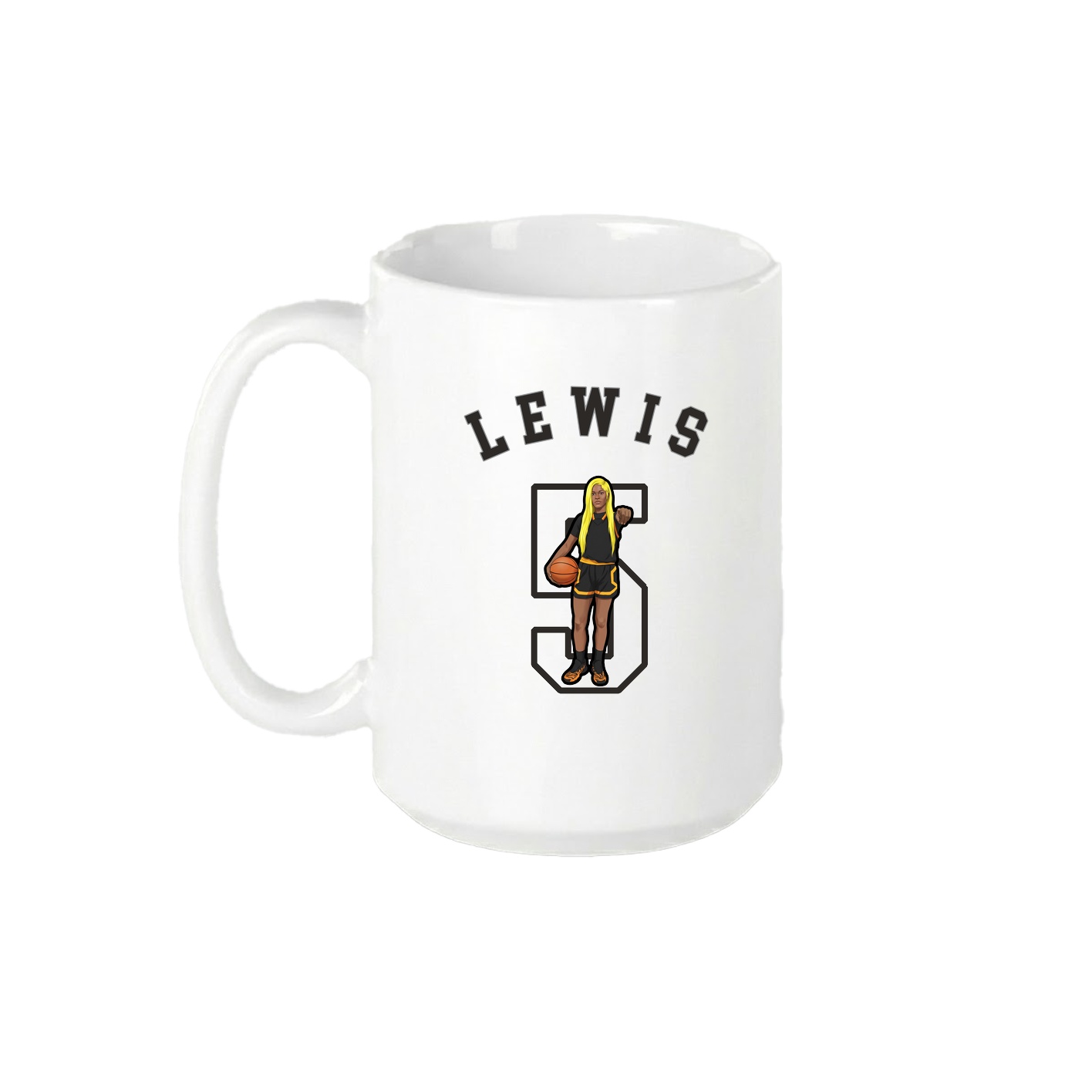 15oz Coffee Mug — Shirsey Arch in White