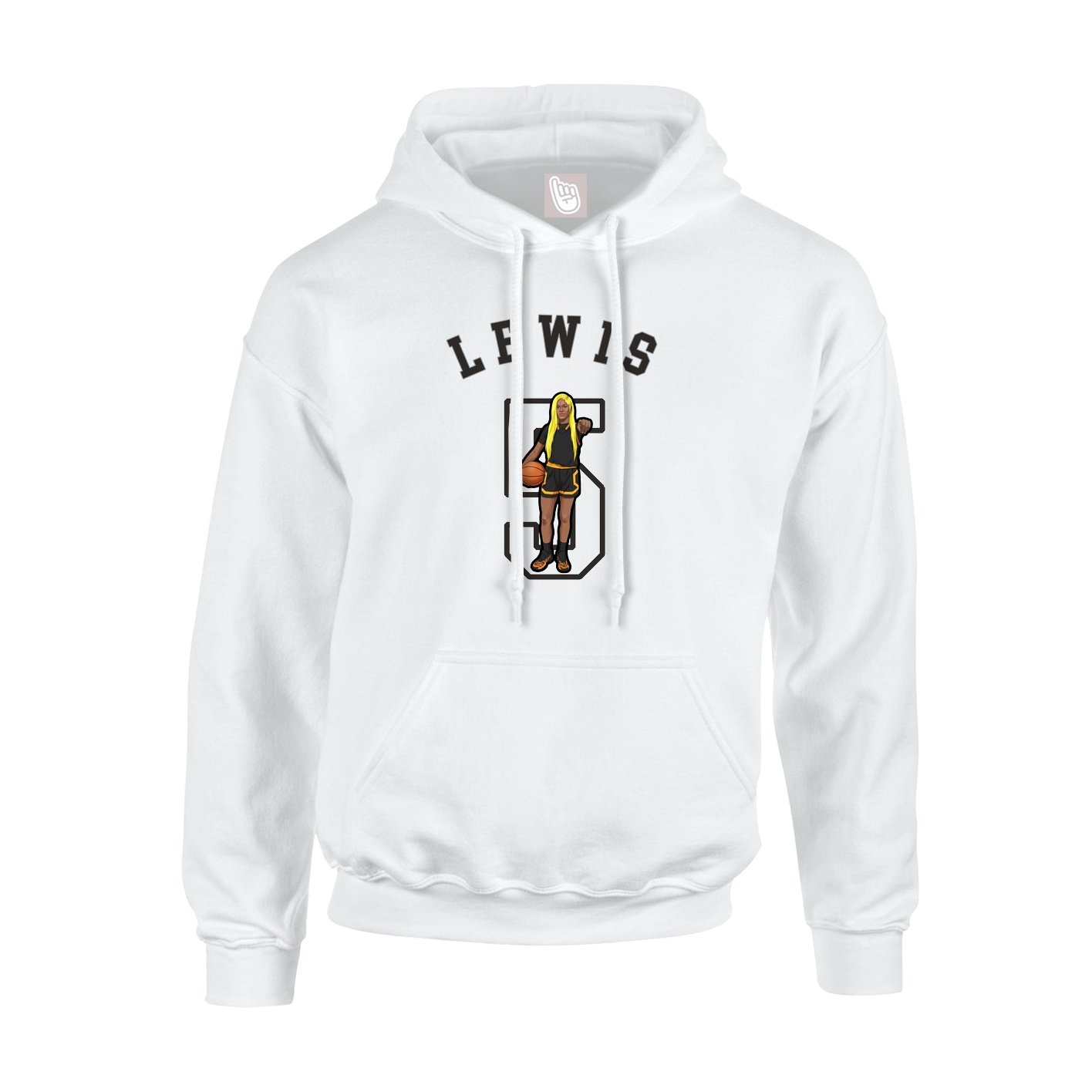 Youth Hoodie — Shirsey Arch in White