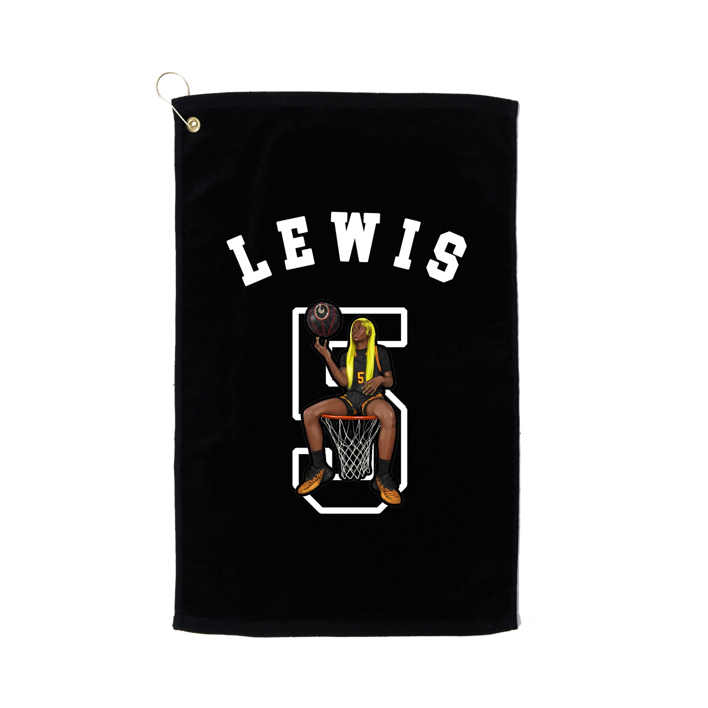 Golf Towel — Shirsey Arch in Black