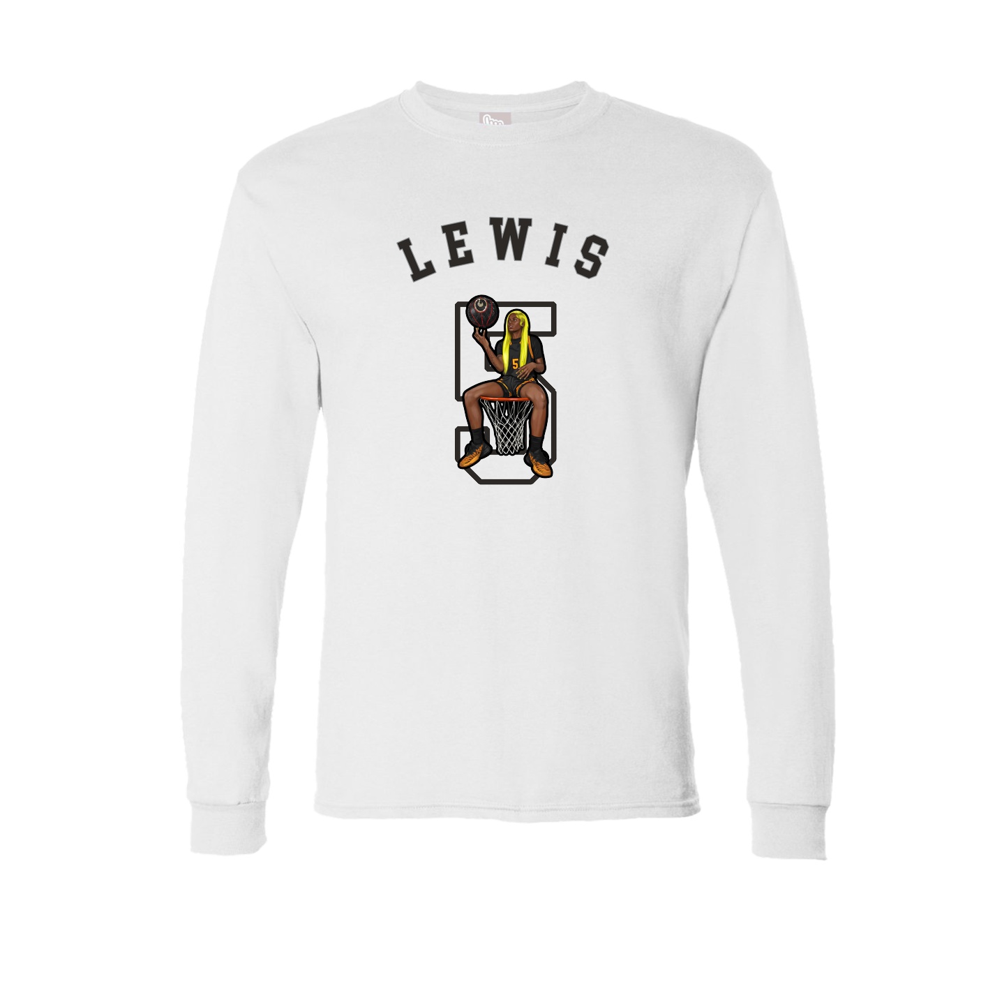 Long Sleeve Tee — Shirsey Arch in White