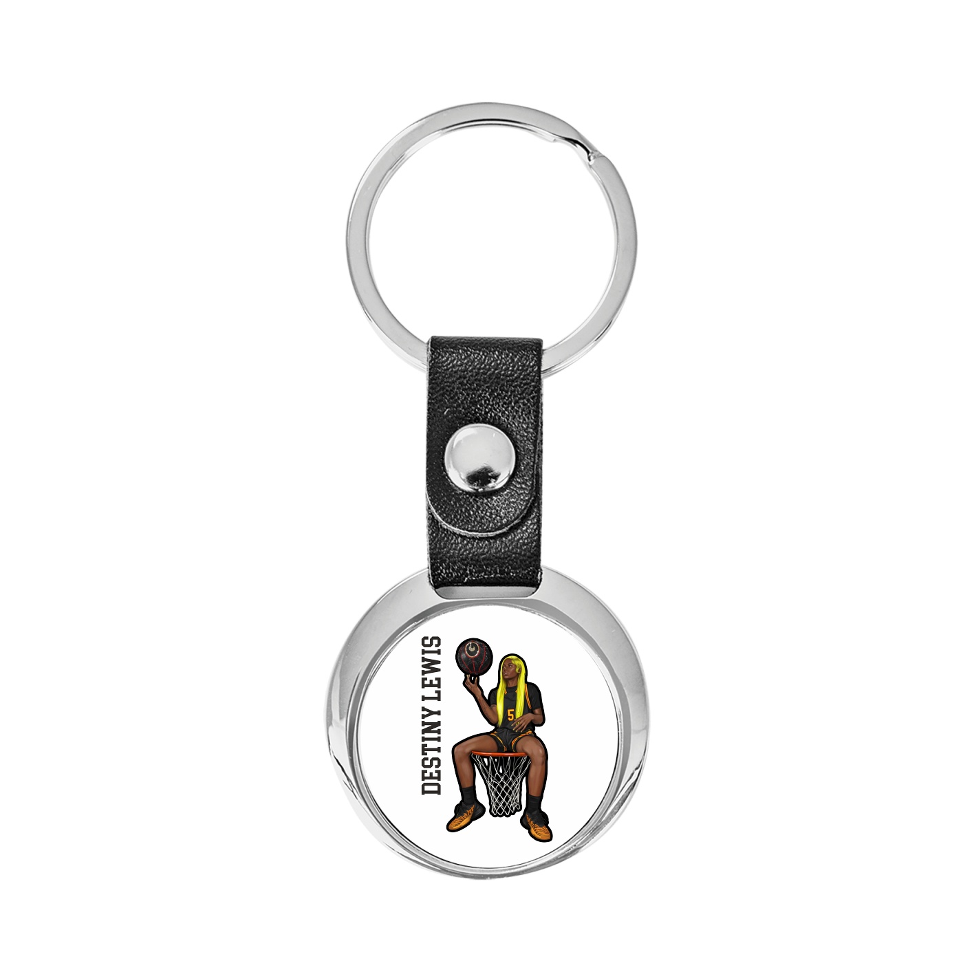 Key Chain — Name Vertical in Classic