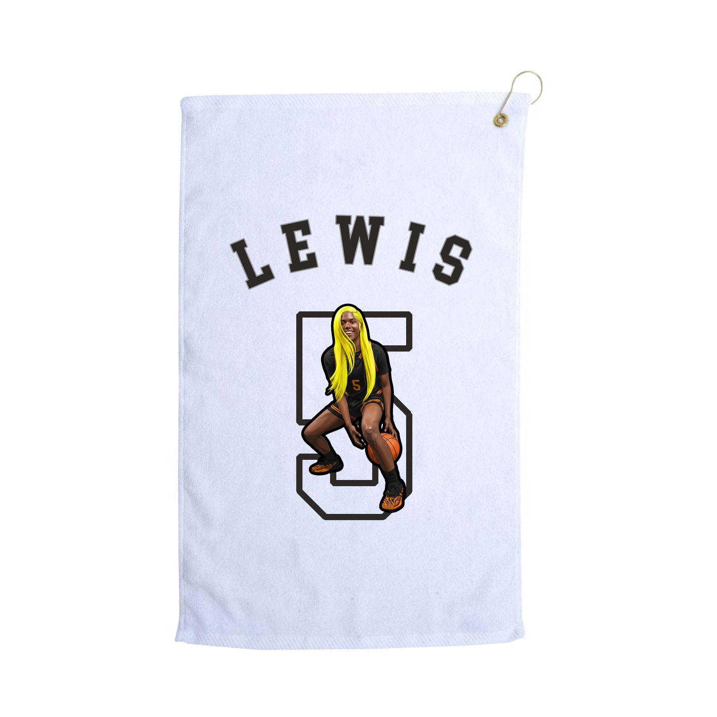 Golf Towel — Shirsey Arch in White