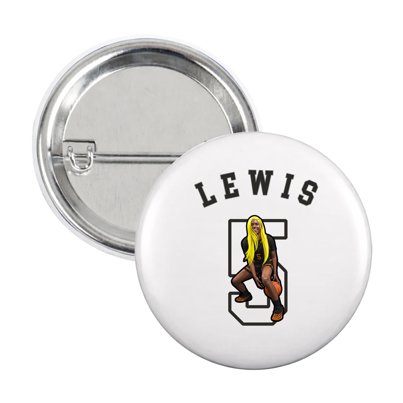 Game Day Button — Shirsey Arch in White