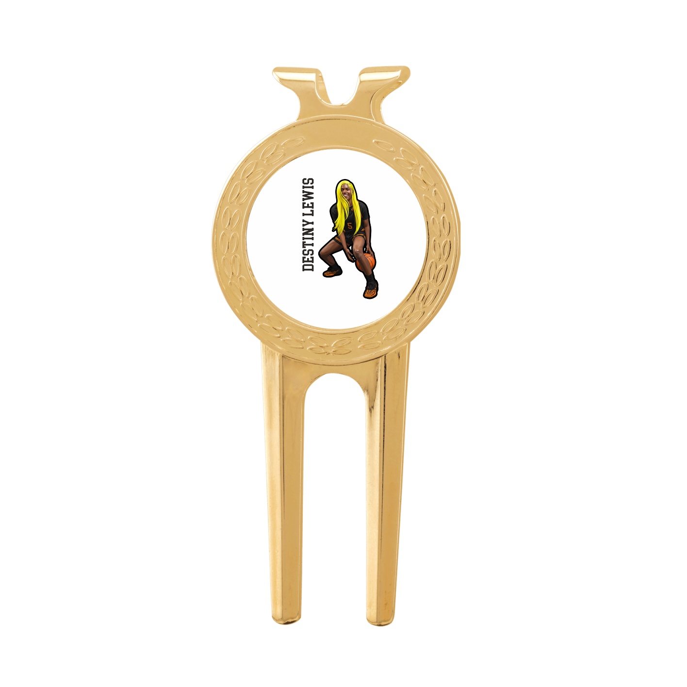 Divot Tool with Ball Marker — Name Vertical in Classic