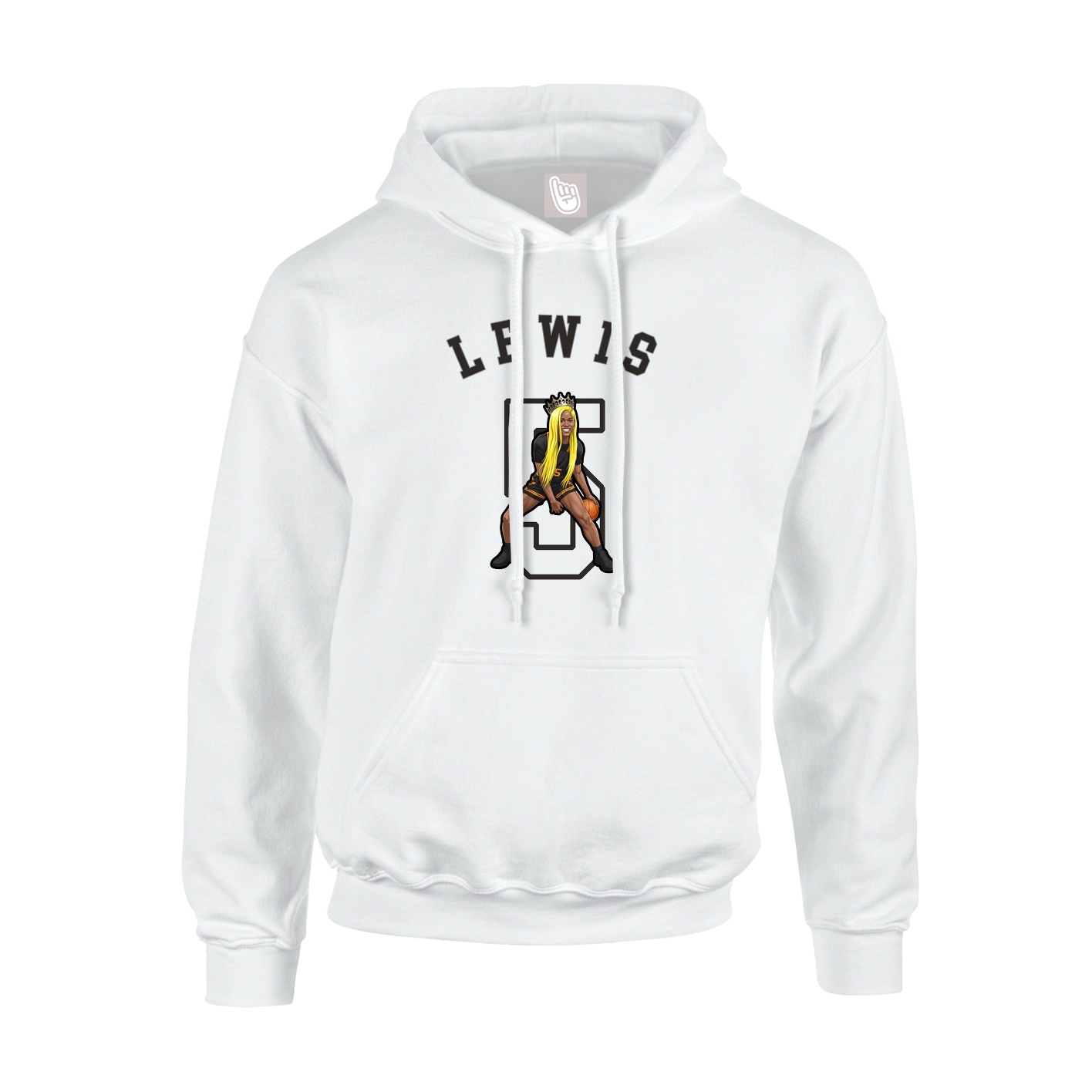 Hoodie — Shirsey Arch in White