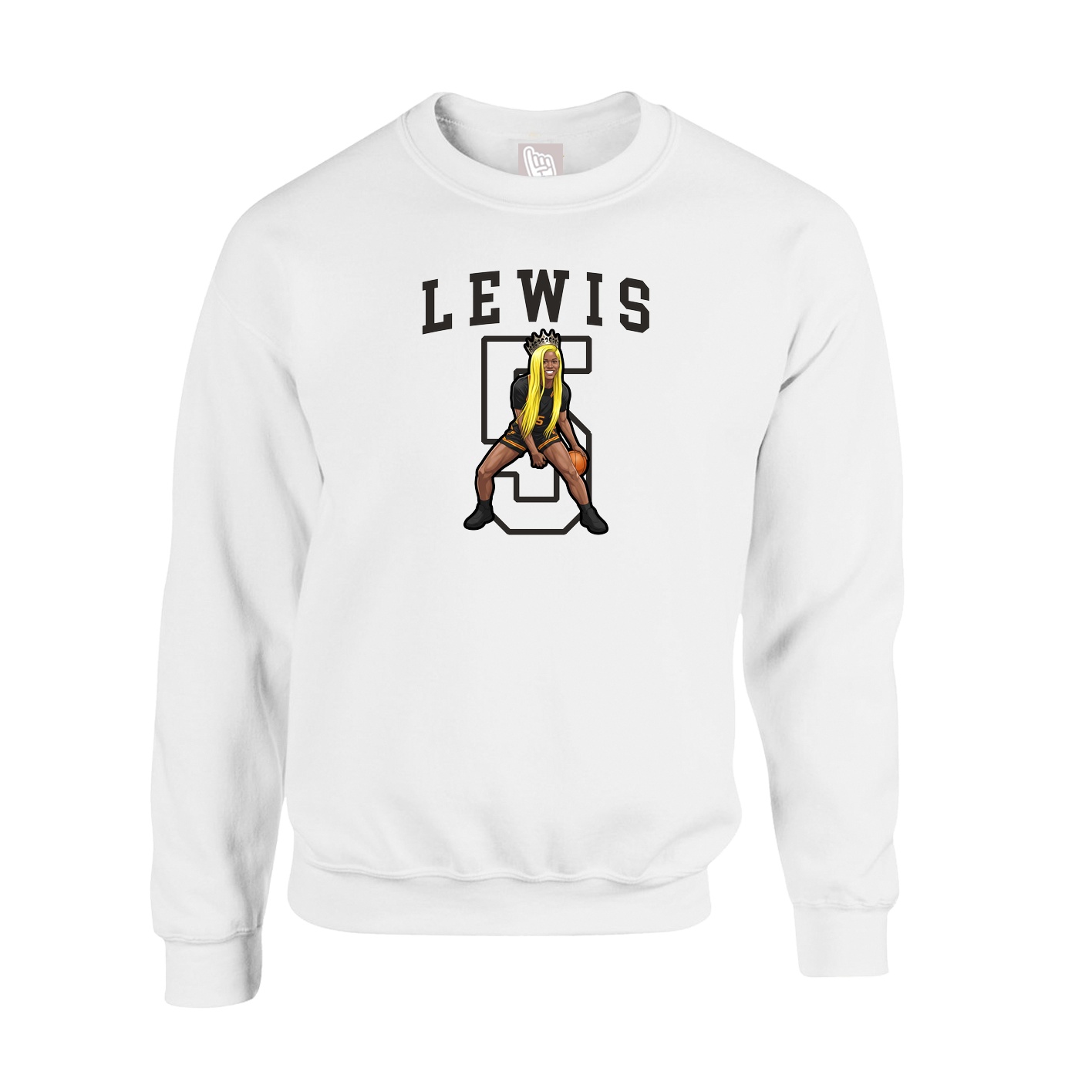 Fleece Crew — Shirsey in White