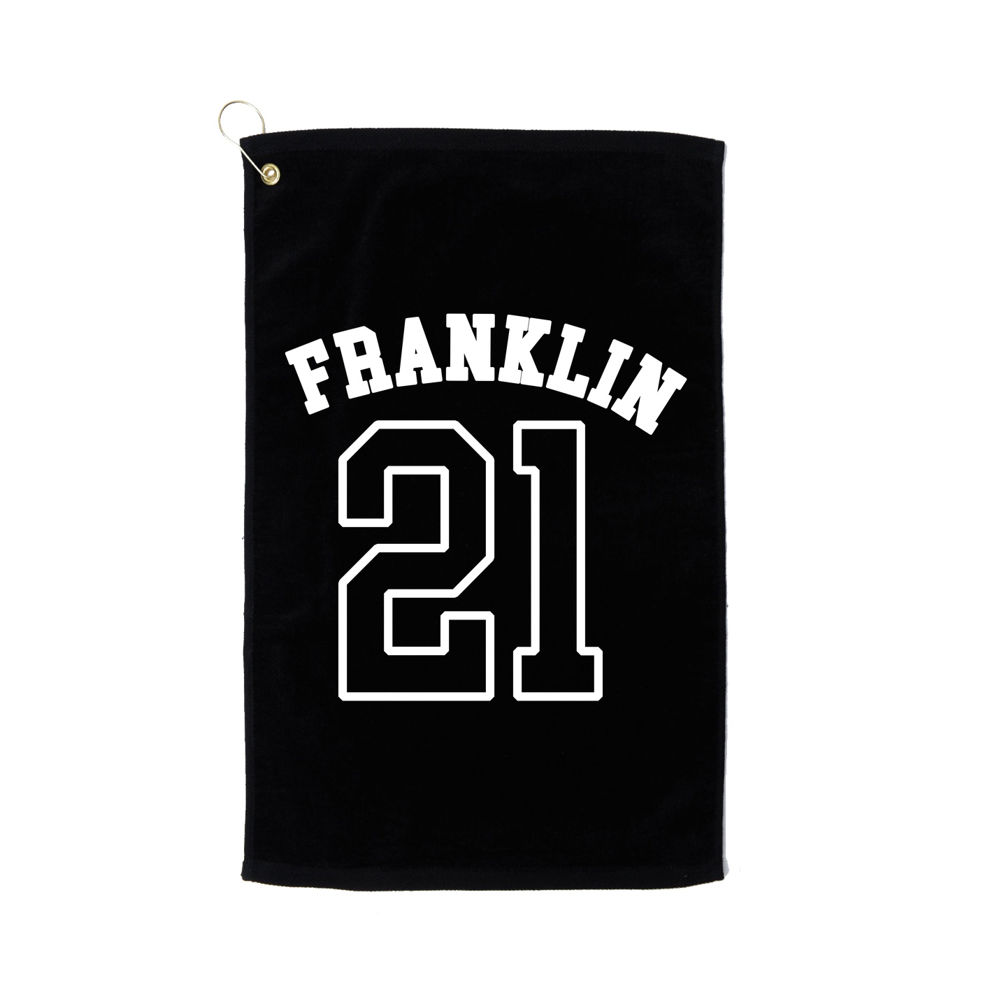 Golf Towel — Shirsey Arch in Black