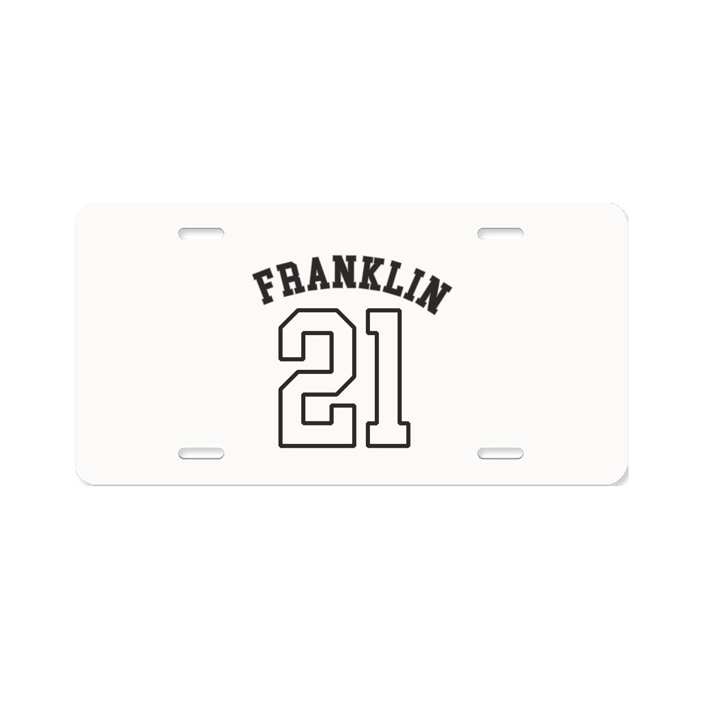 License Plate — Shirsey Arch in Classic