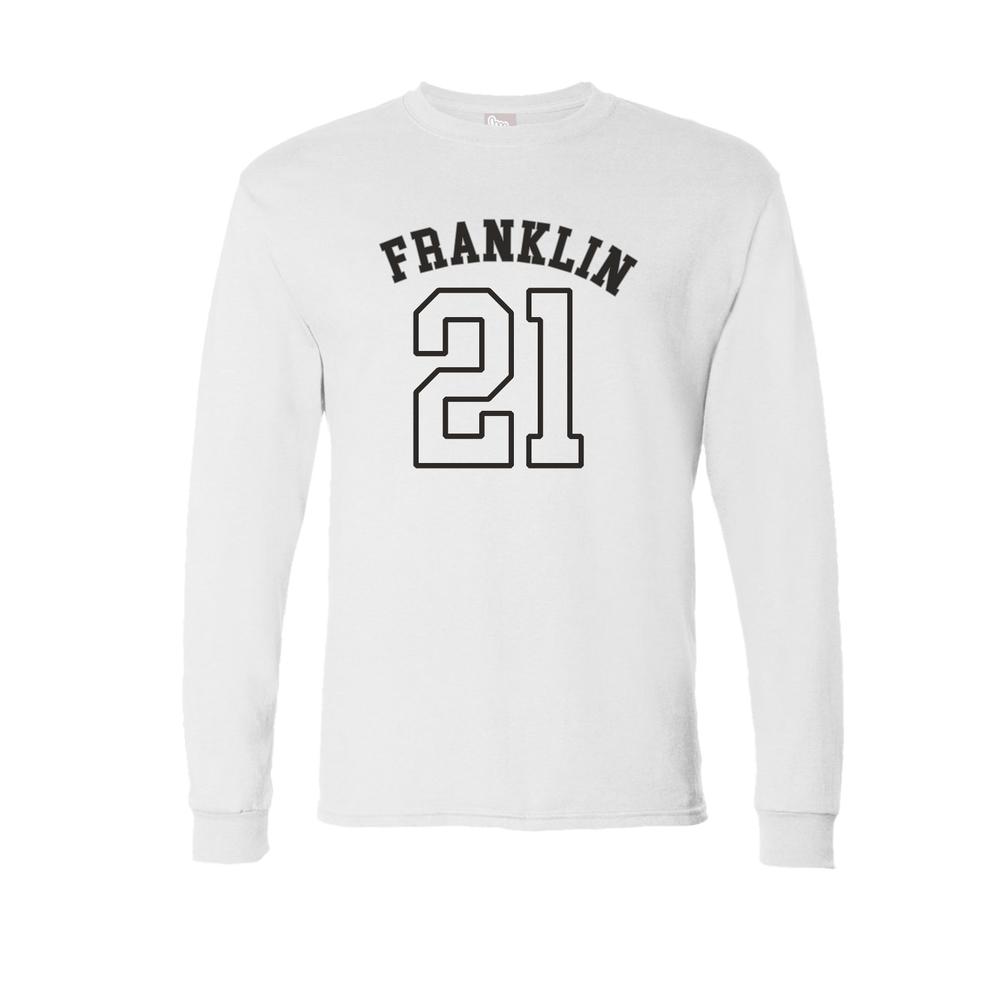 Long Sleeve Tee — Shirsey Arch in White