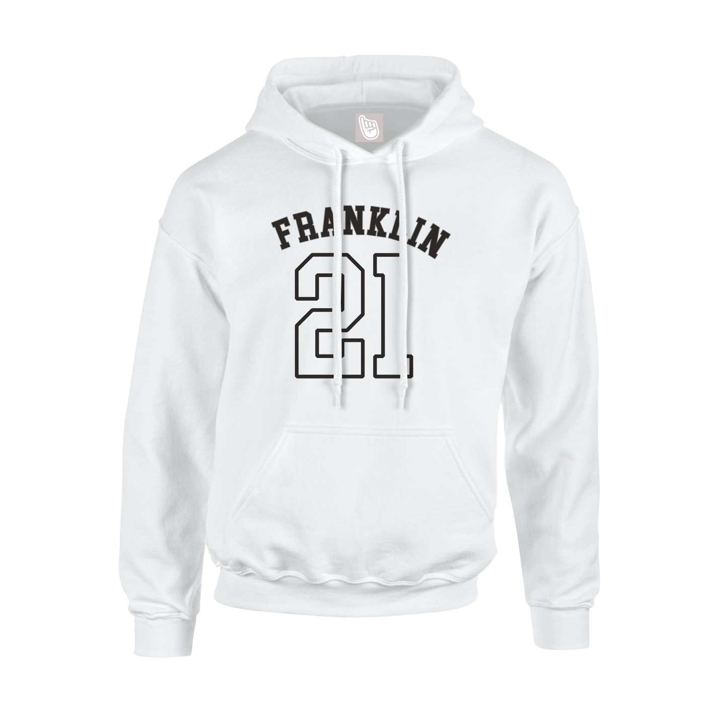 Hoodie — Shirsey Arch in White