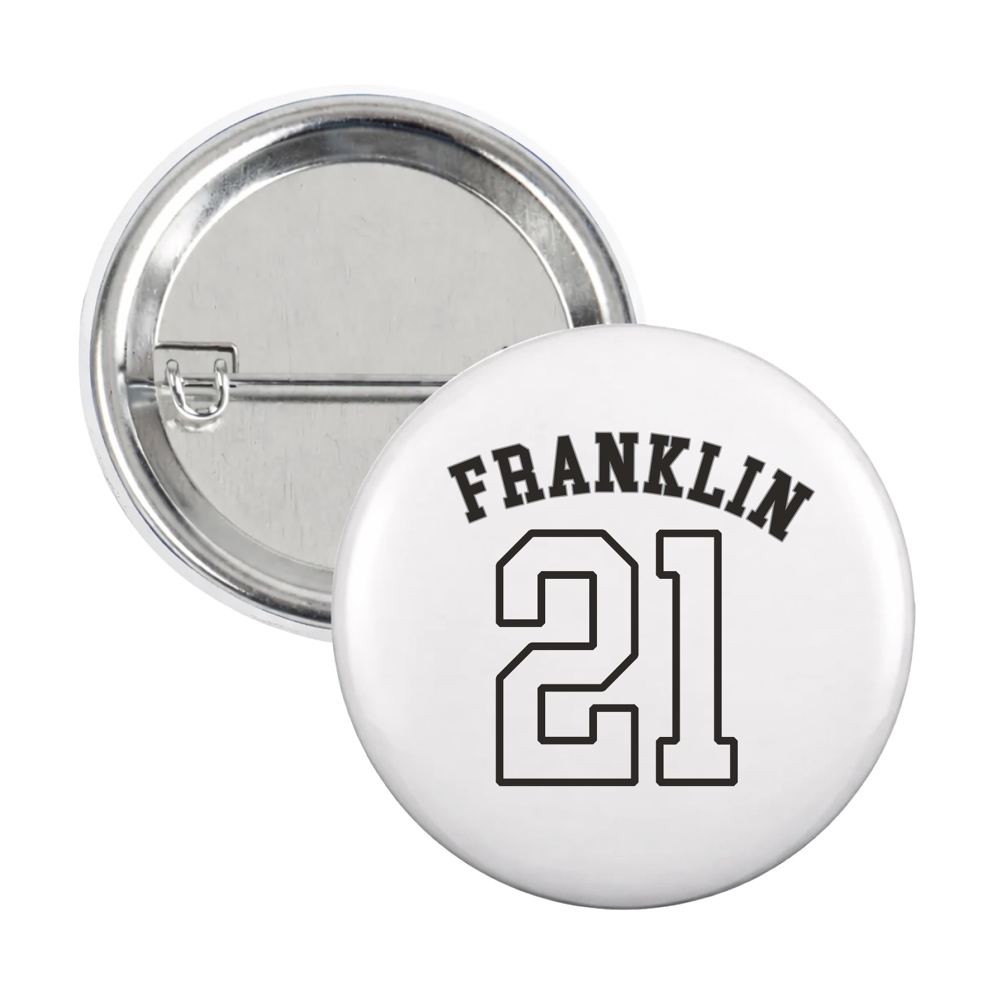 Game Day Button — Shirsey Arch in White