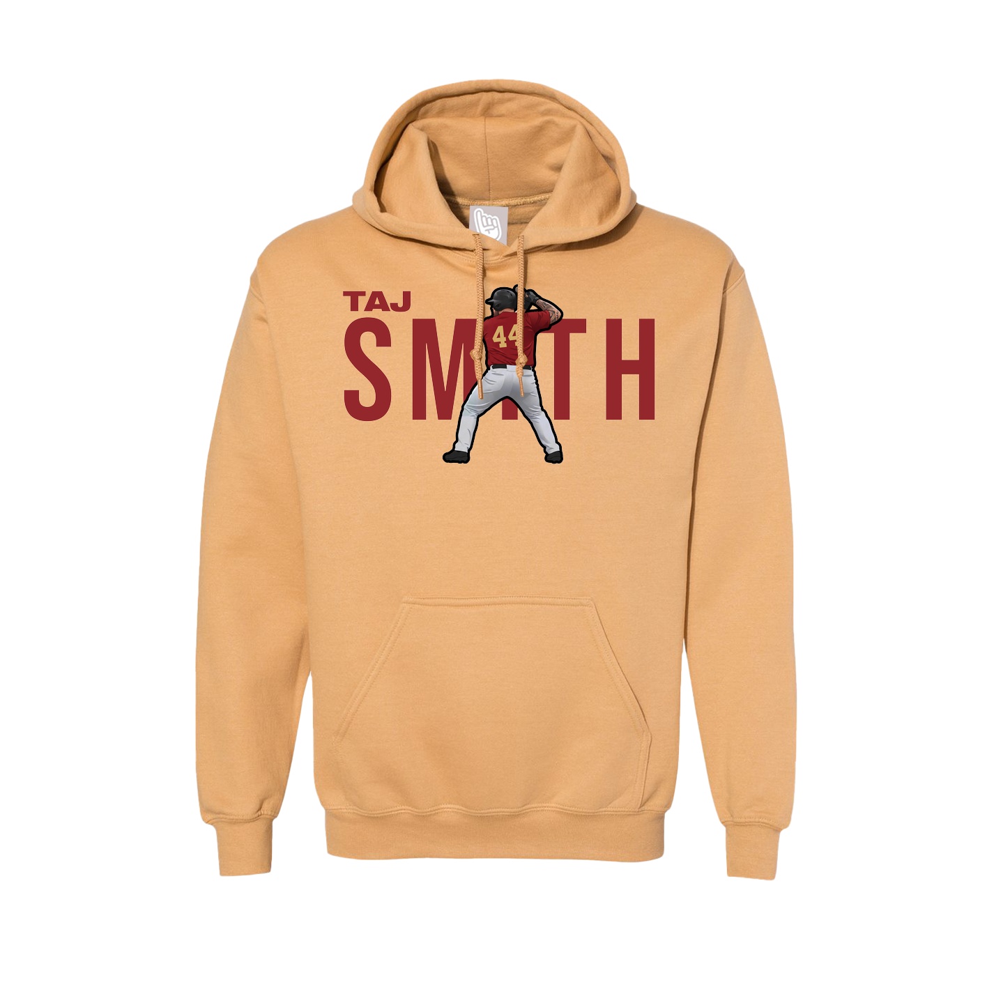 Hoodie — Player Name in Vegas Gold