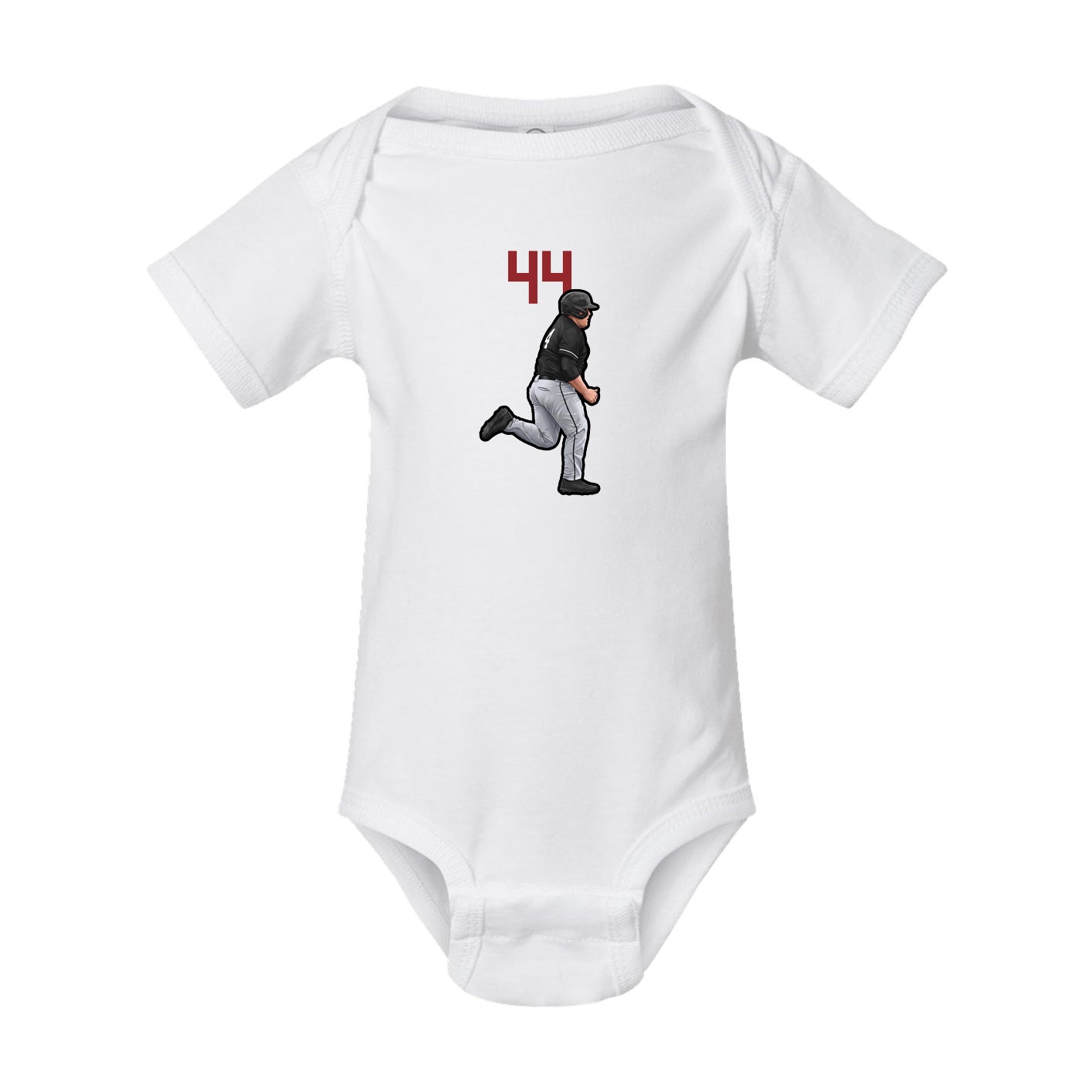 Baby Onesie — Number Top in White