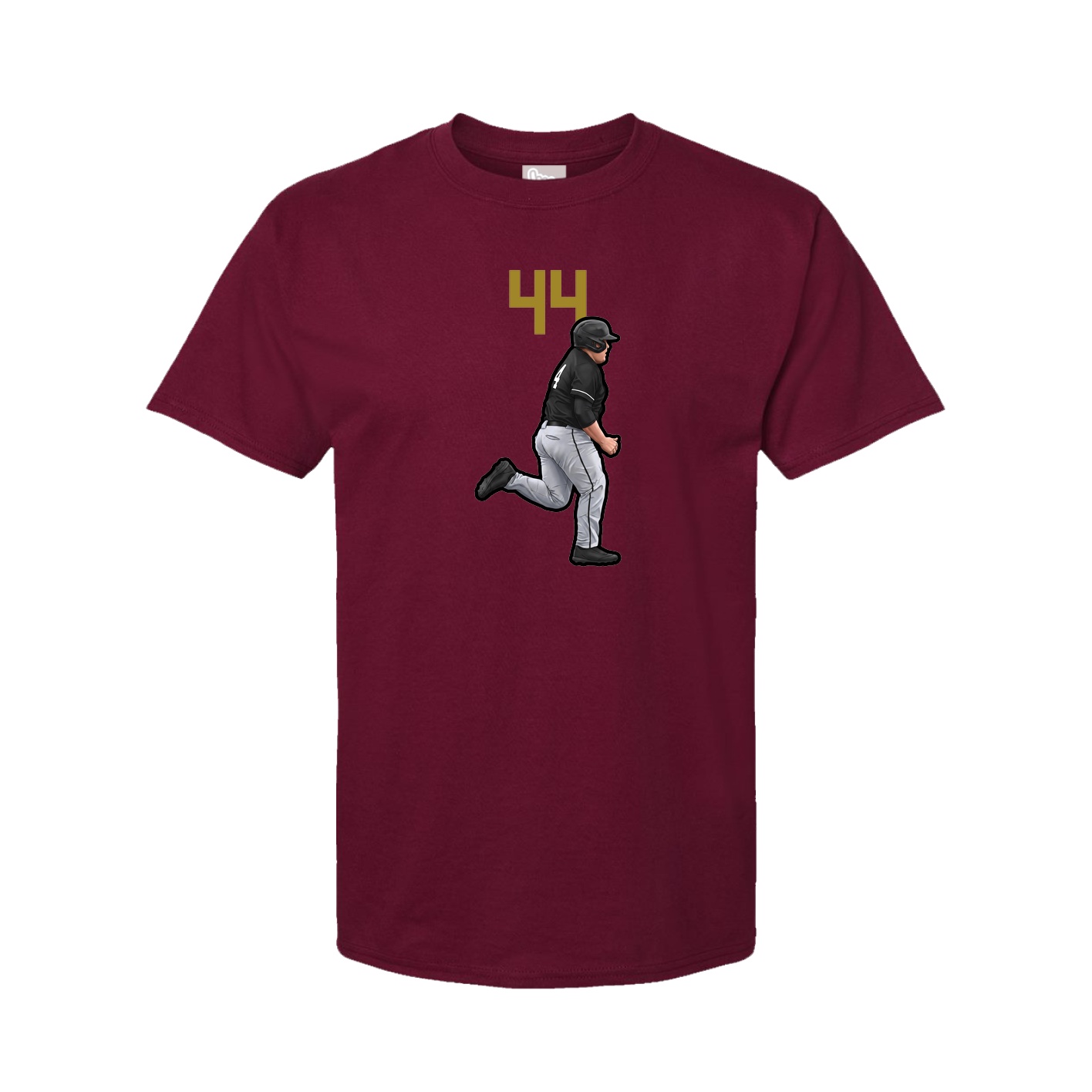 Tee — Number Top in Cardinal