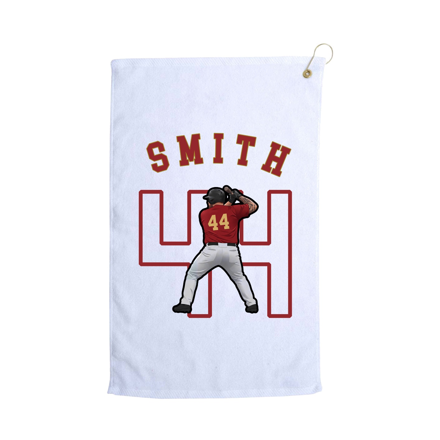 Golf Towel — Shirsey Arch in White