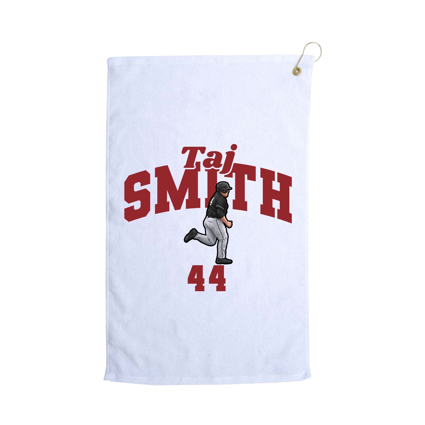 Golf Towel — Signature Arch in White