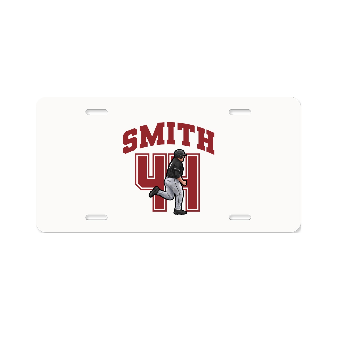 License Plate — Number in Classic