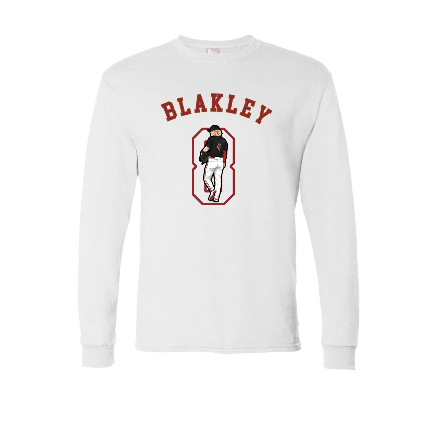Long Sleeve Tee — Shirsey Arch in White