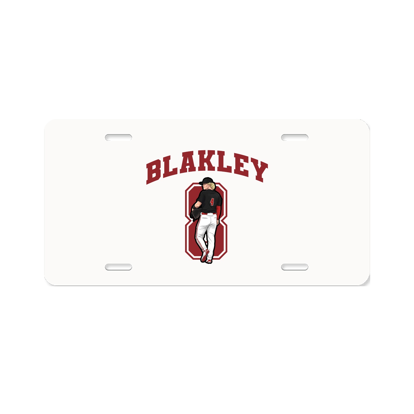 License Plate — Number in Classic