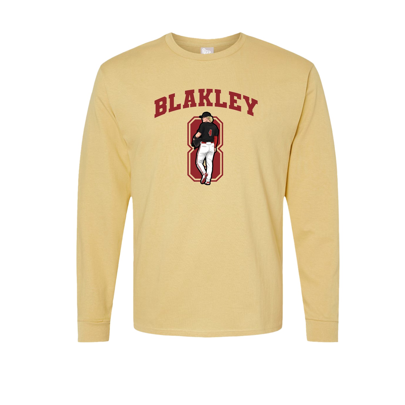 Long Sleeve Tee — Number in Vegas Gold
