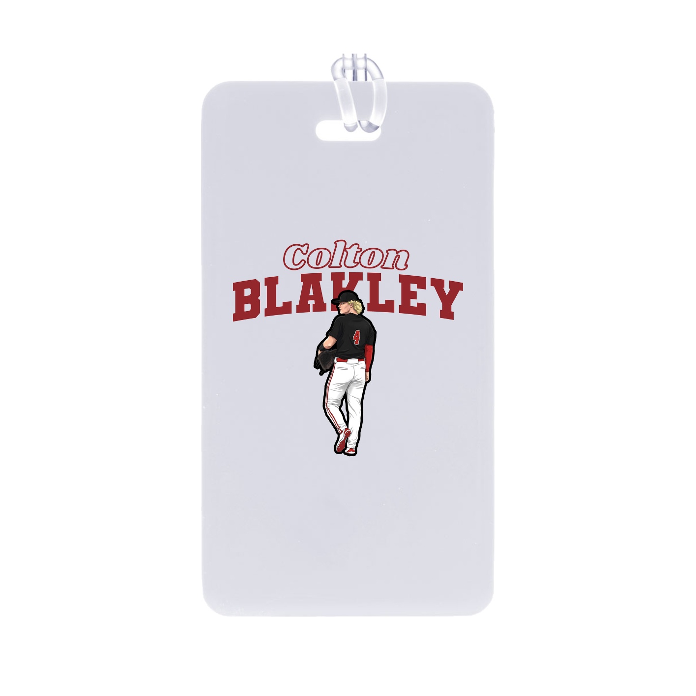 Bag Tag — Name Arch in Classic