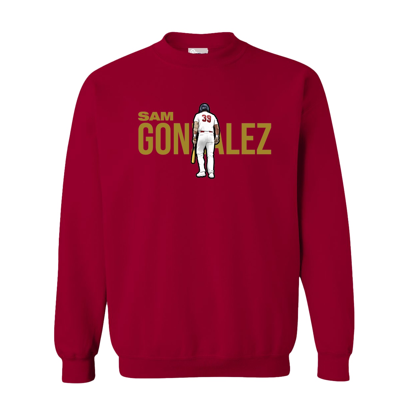 Fleece Crew — Player Name in Cardinal