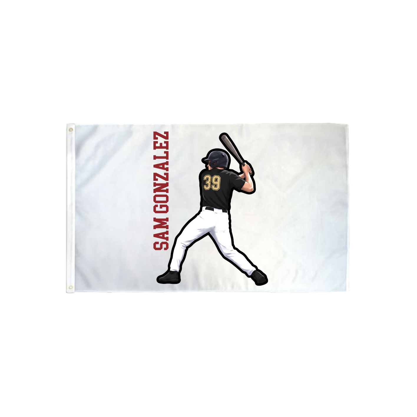 3x5 Flag — Name Vertical in Classic