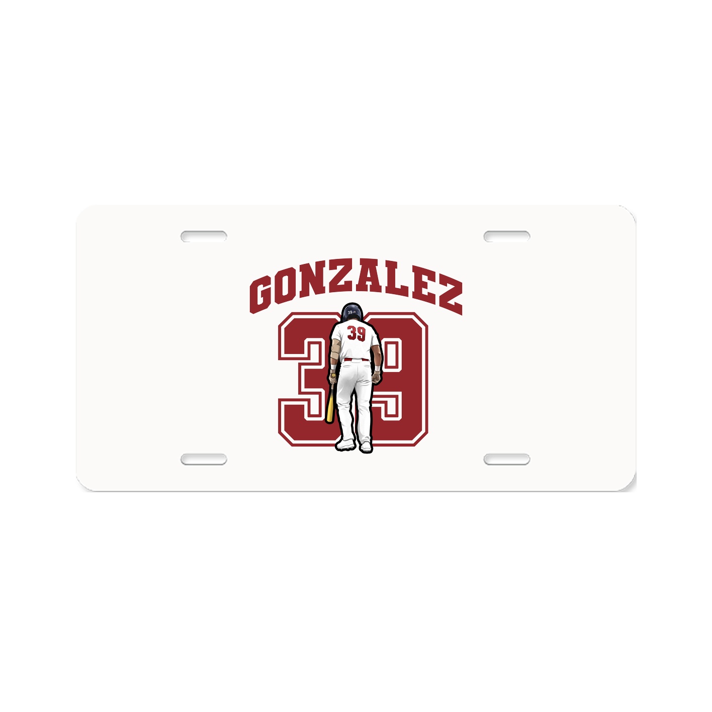 License Plate — Number in Classic
