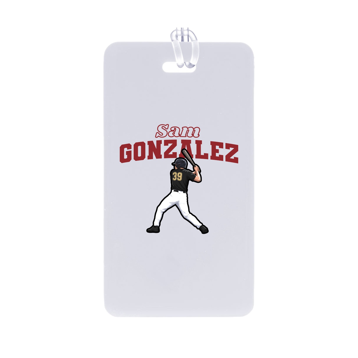 Bag Tag — Name Arch in Classic