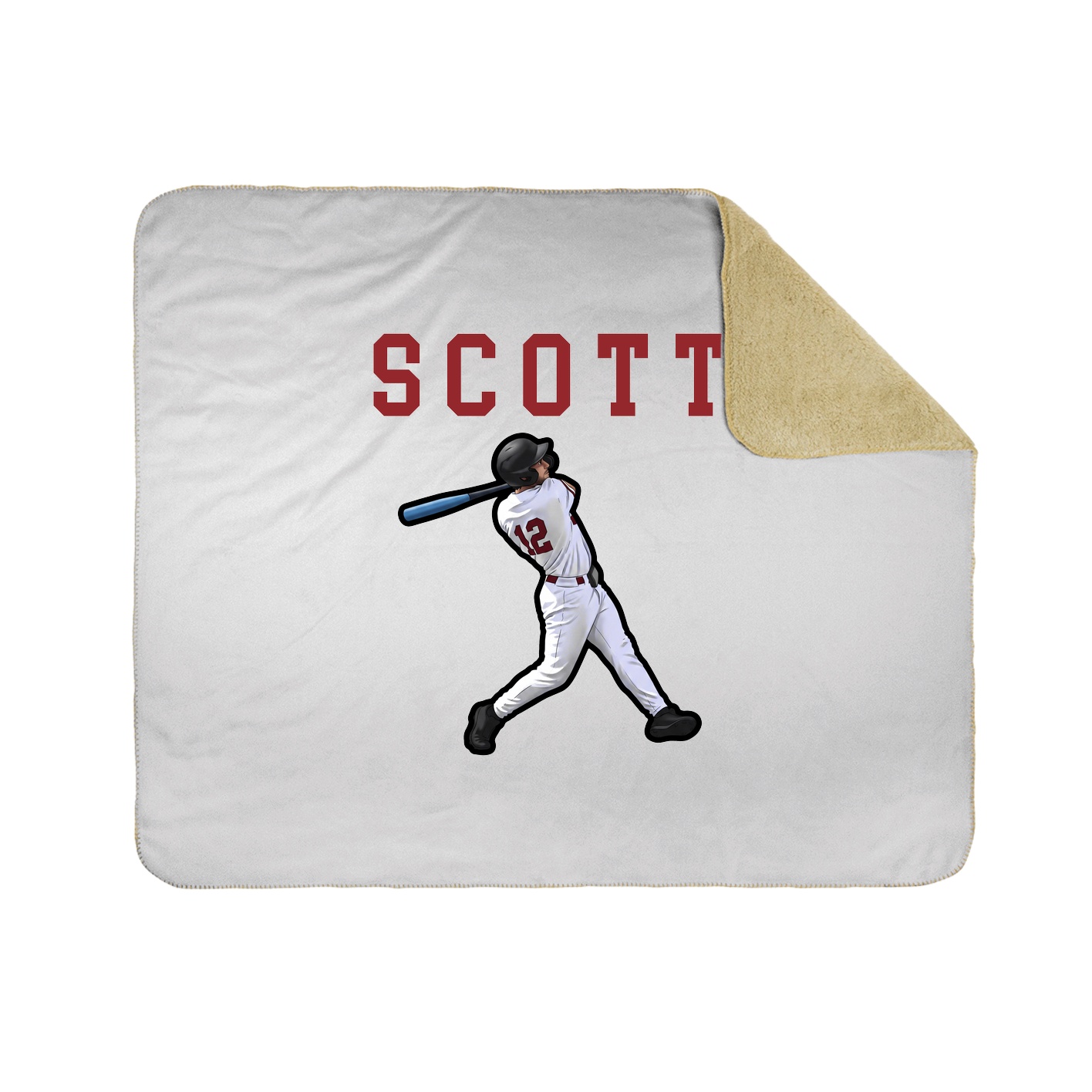 Throw Blanket — Shirsey in White
