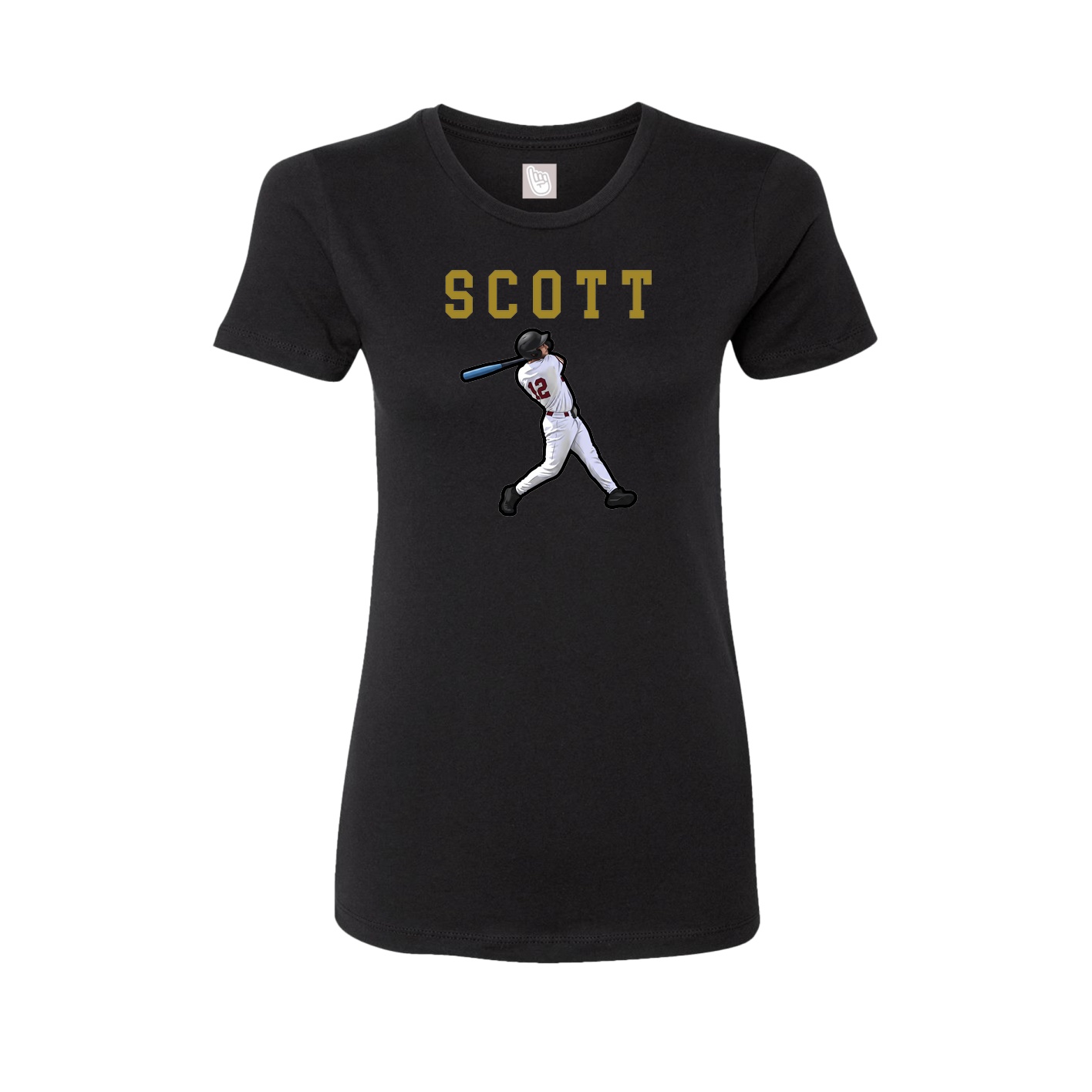 Fitted Women's Tee — Shirsey in Black