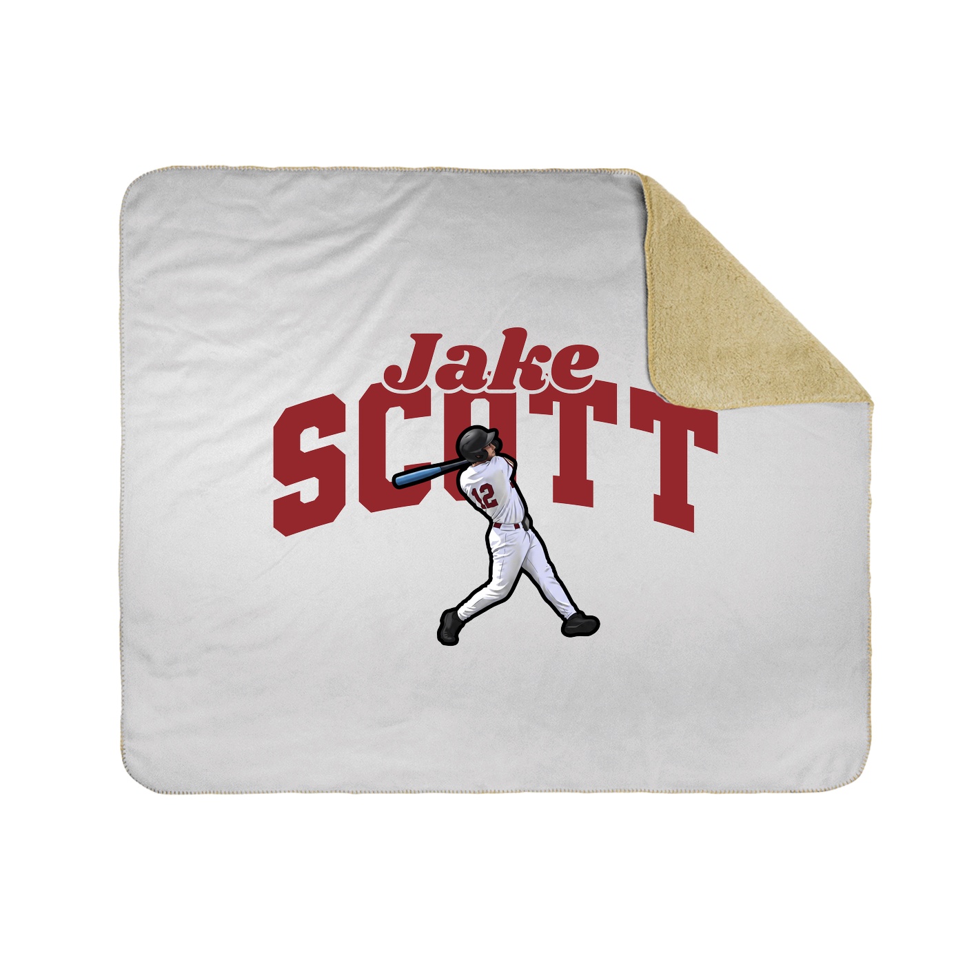 Throw Blanket — Signature Arch in White