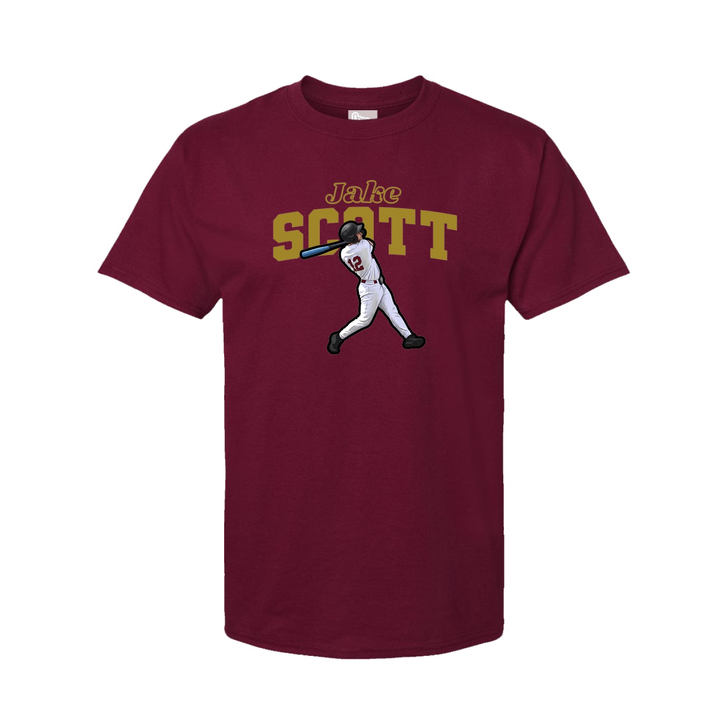Tee — Name Arch in Cardinal